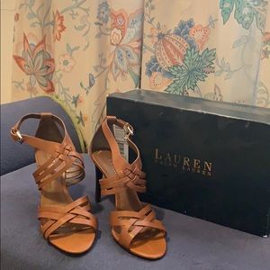 RALPH LAUREN ...POLO TAN SANDALS